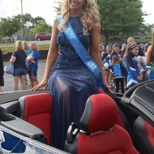 Blue homecoming/ prom dress